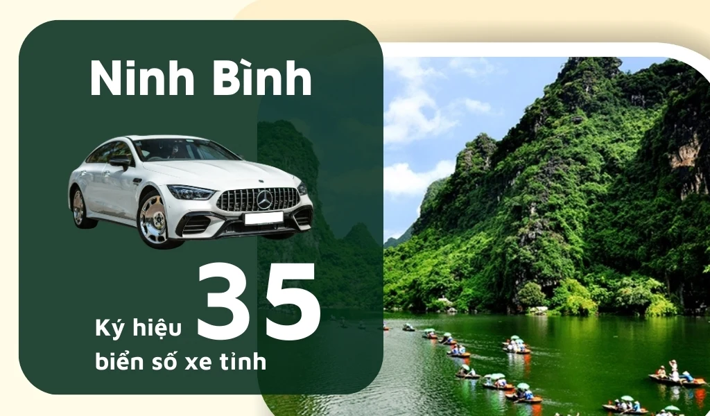 Ký hiệu biển số xe Ninh Bình là 35