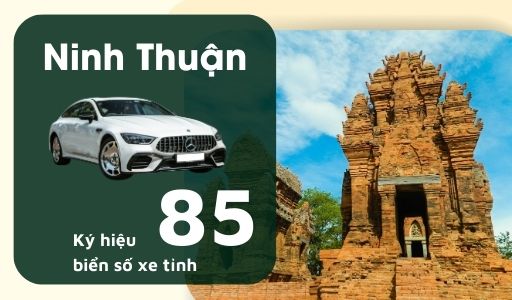 Ký hiệu biển số xe Ninh Thuận là 85