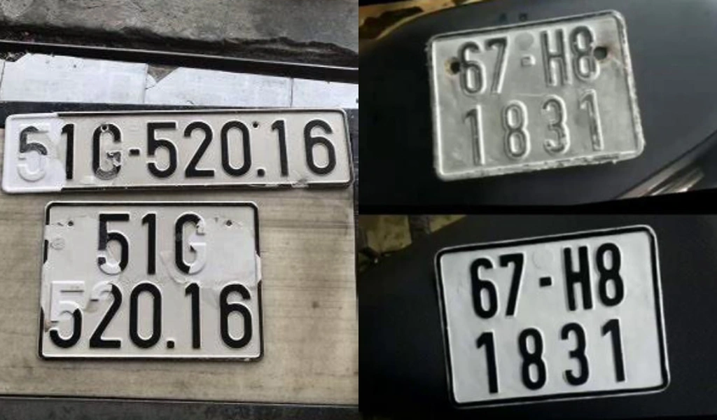 Tham gia giao thông với biển số xe mờ sẽ bị phạt lên đến 6 triệu đồng