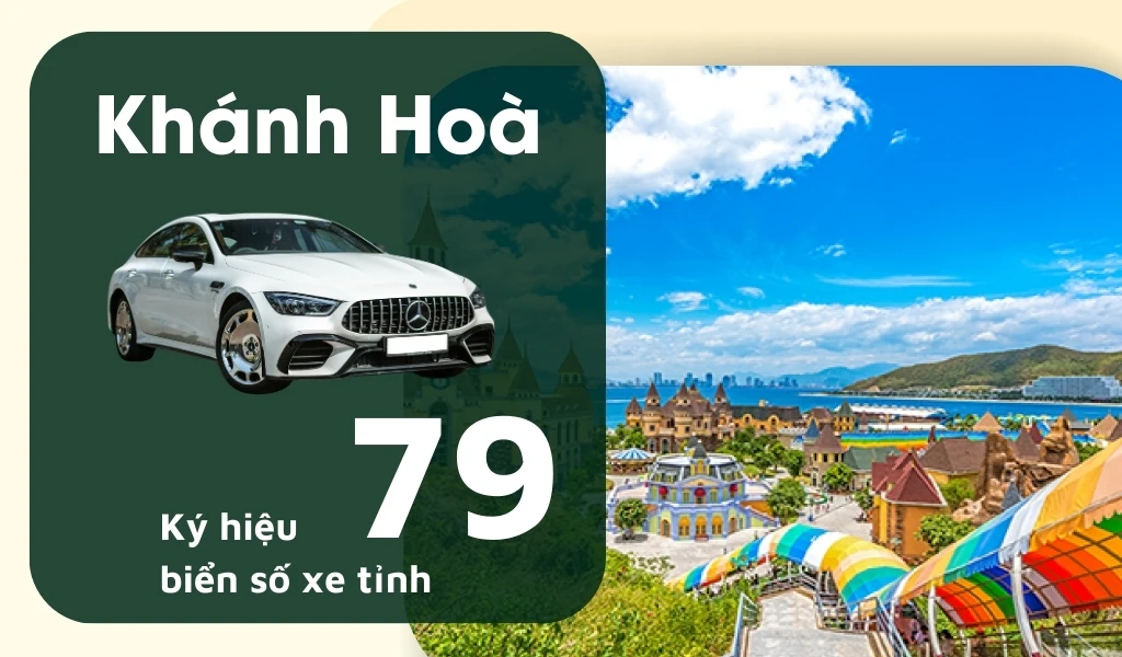 Ký hiệu biển số xe Khánh Hoà là 79