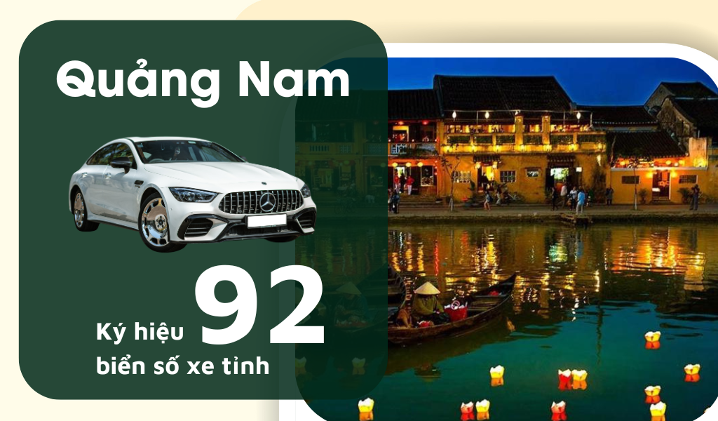 Ký hiệu biển số xe Quảng Nam là 92