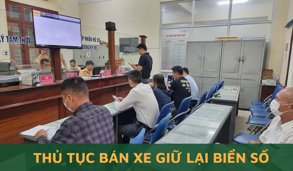 Có thể bán xe và giữa lại biển số.