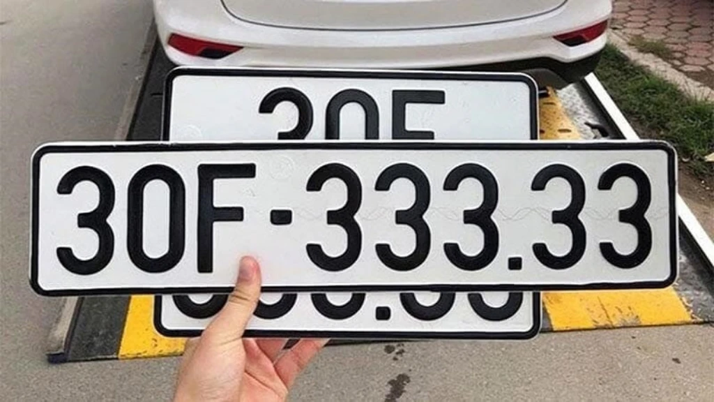 Biển số ngũ quý 3 hợp mệnh Hỏa và vượng gia đạo