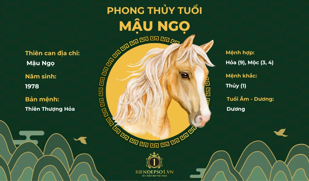 Phong thủy của người sinh năm Mậu Ngọ 1978