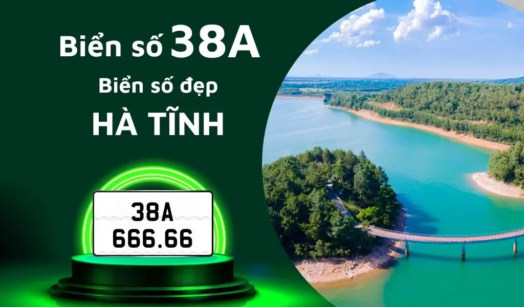 Biển số 38A được cấp cho ô tô của tỉnh Hà Tĩnh.