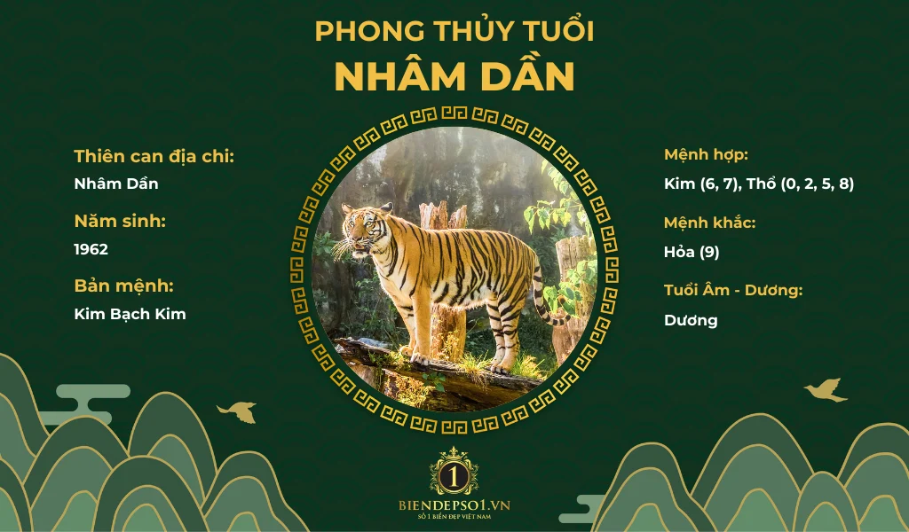 Phong thủy người tuổi Nhâm Dần