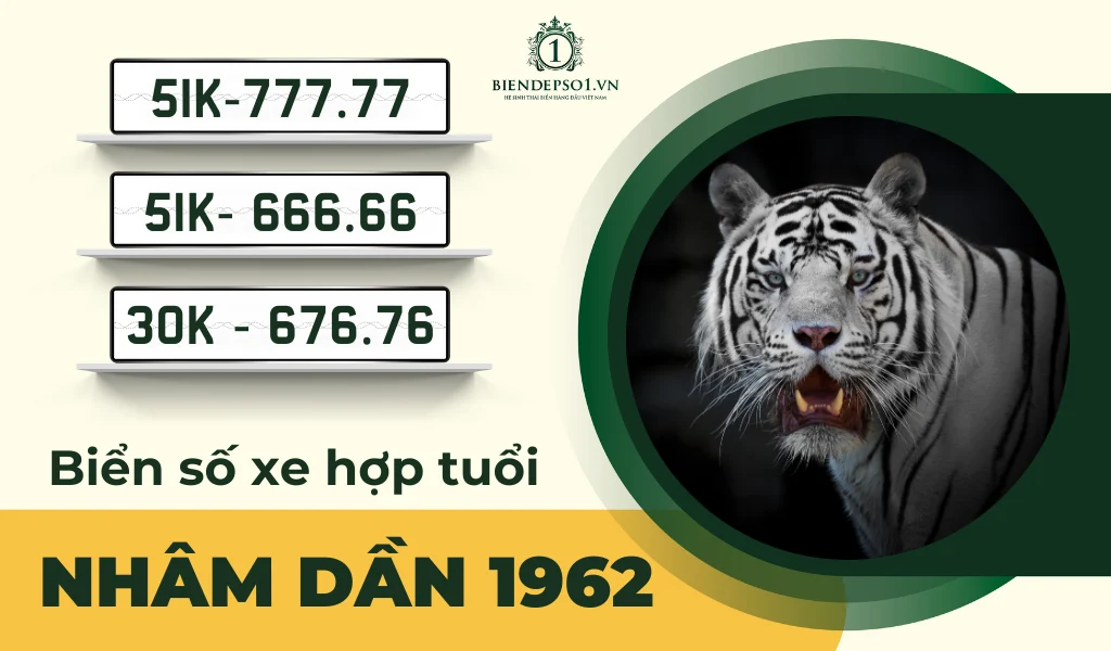 Cách chọn biển số xe hợp tuổi Nhâm Dần