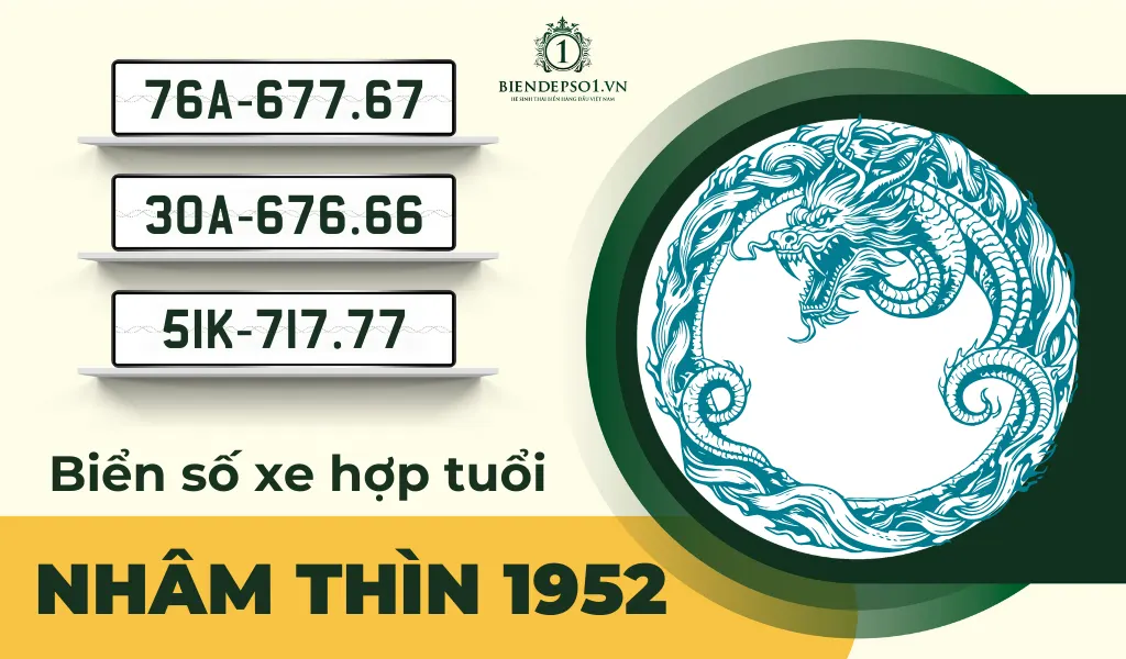 Cách chọn biển số xe hợp tuổi Nhâm Thìn