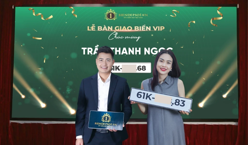 Chị Nhàn (TP.HCM) được Biendepso1 hỗ trợ đấu thành công biển 51A-xxx.68