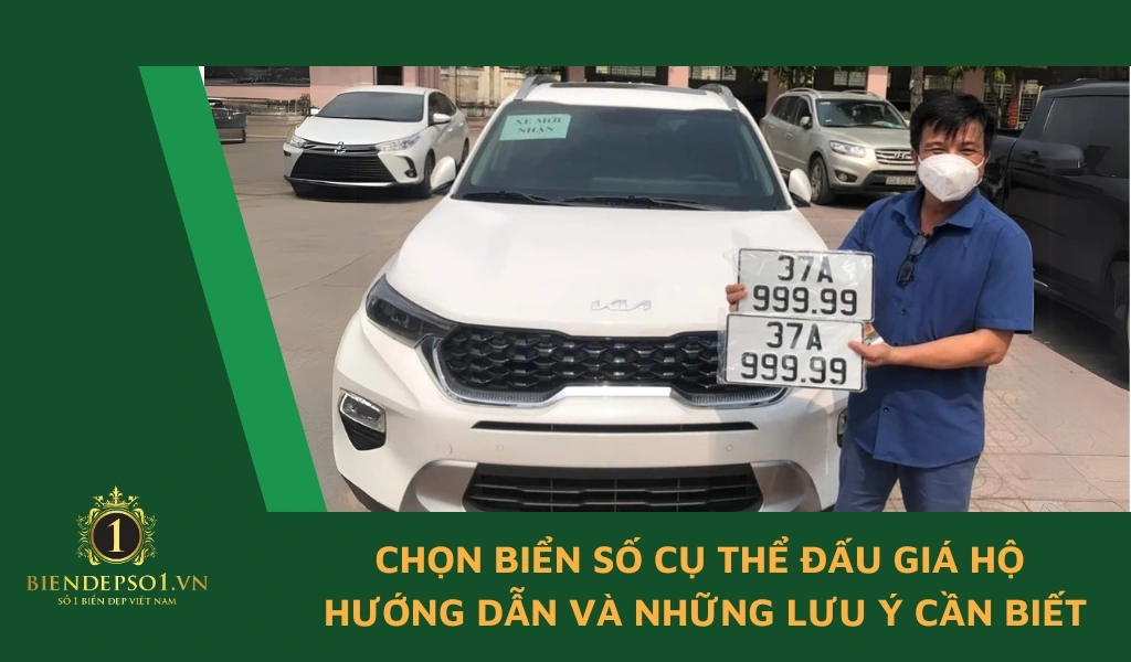 Người tham gia đấu giá được phép lựa chọn biển số cụ thể đấu giá hộ