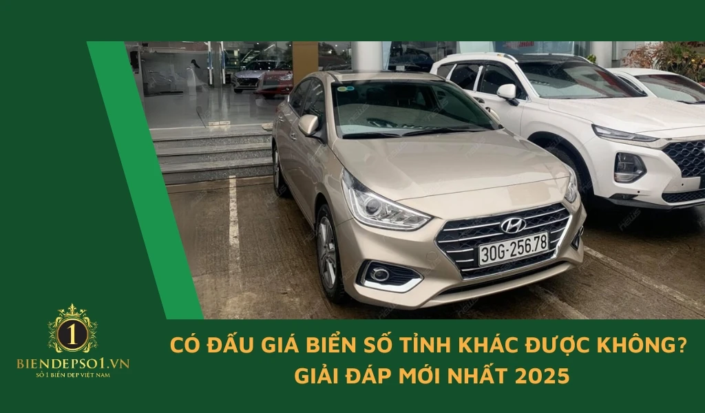 Theo quy định, người dân được phép đăng ký đấu giá biển số xe tỉnh khác
