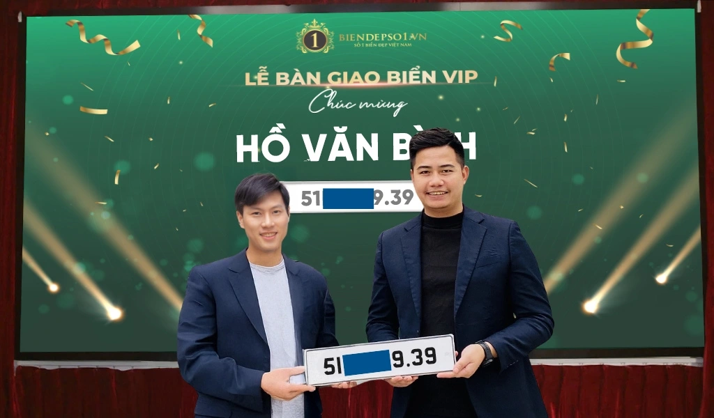 Anh Quang (TP.HCM) đã sở hữu 3 biển số cùng lúc thành công dưới sự hỗ trợ Biendepso1