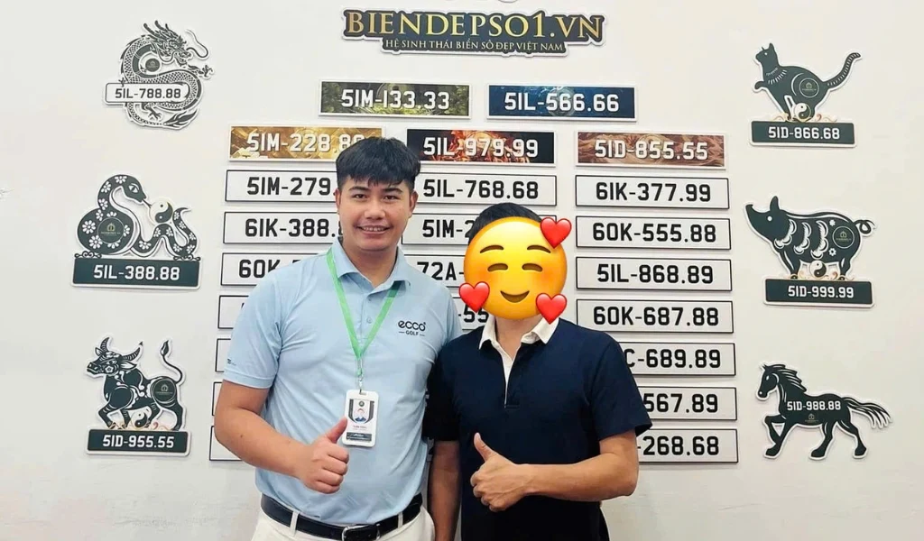 Anh Hoàng (Bắc Giang) sở hữu thành công biển 98A-xx3.39 dưới sự hỗ trợ Biendepso1