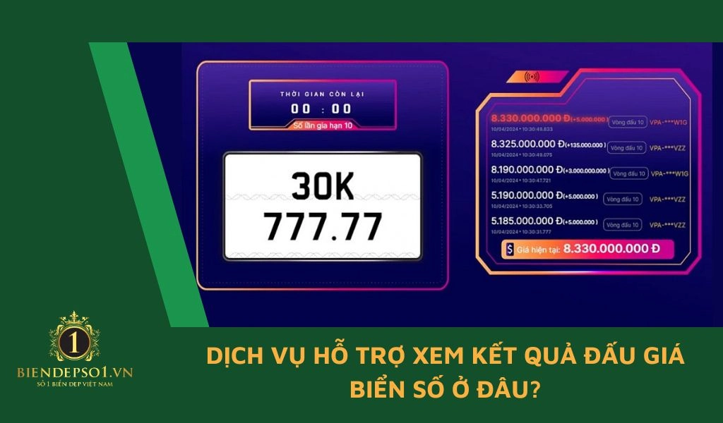 Tra cứu kết quả đấu giá biển số giúp xác nhận tình trạng, giá trúng và chủ sở hữu.